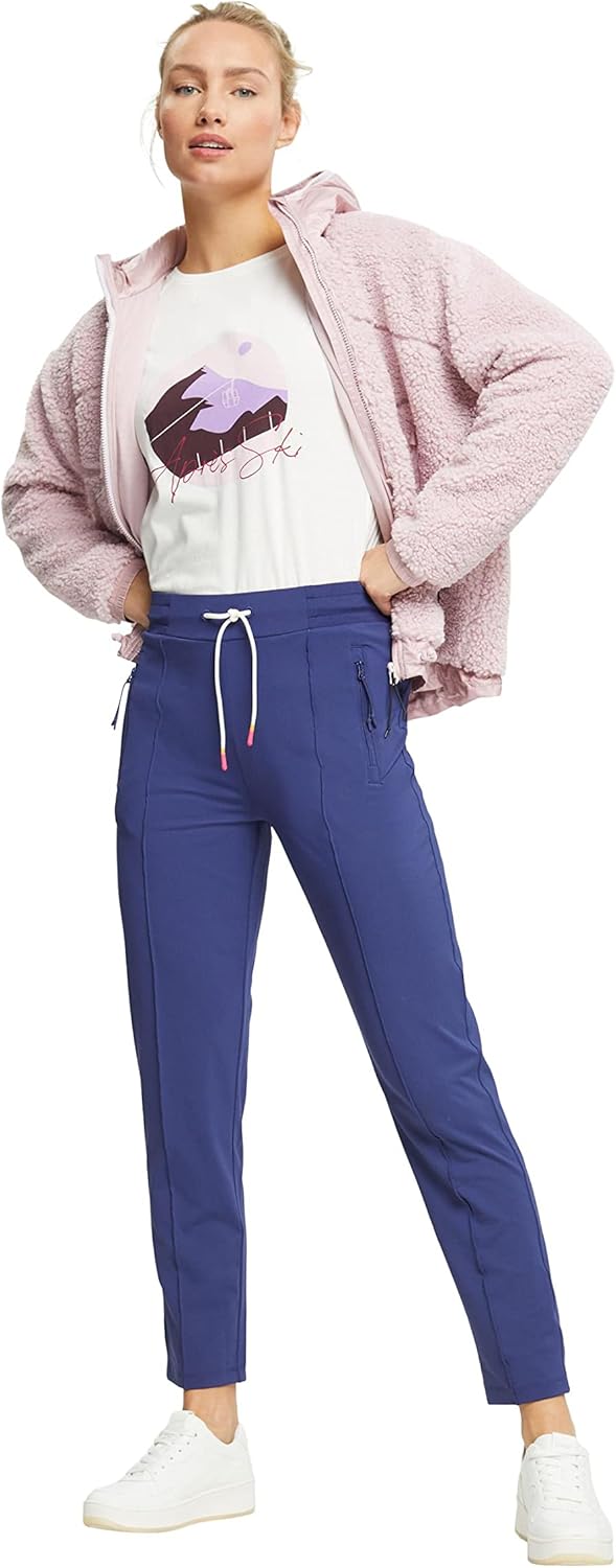 ESPRIT Damen RCS Pant Edry Trainingshose, Navy 5