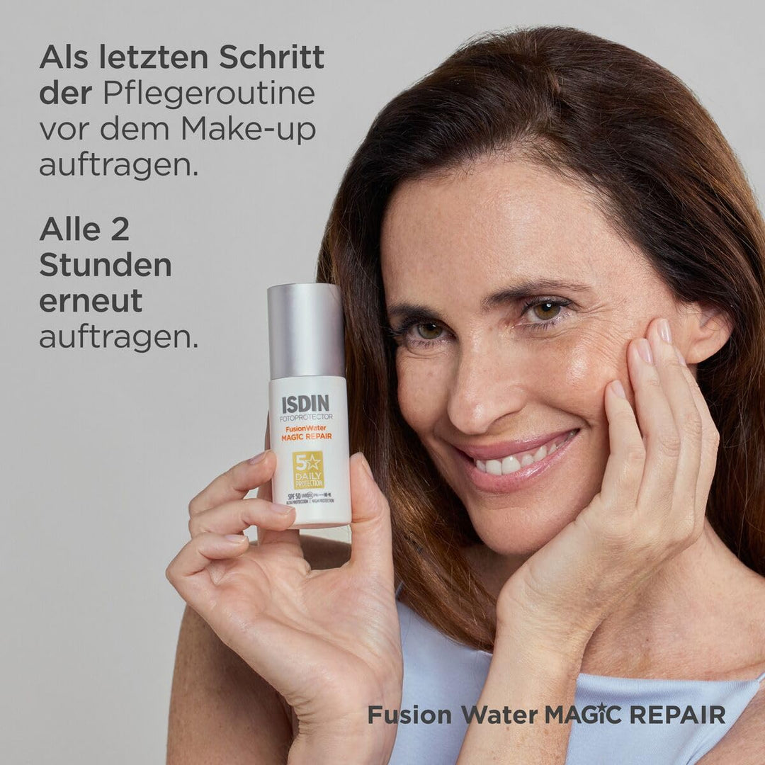 ISDIN FotoUltra Age Repair FW LSF 50 | Tägliche Sonnencreme für das Gesicht | Dreifache Anti-Aging-W