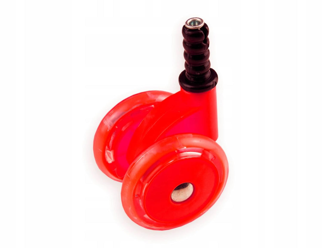 Silikonräder Lauflernhilfe Baby Walker Laufrad – Ersatzteil, 4 Stück/Set, Rad-Set, weich (Rot), Rot