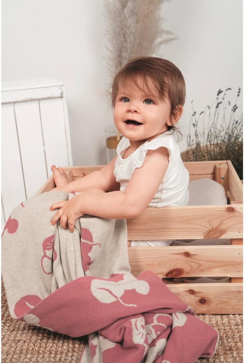 Sterntaler GOTS Strick-Schmusedecke Mabel