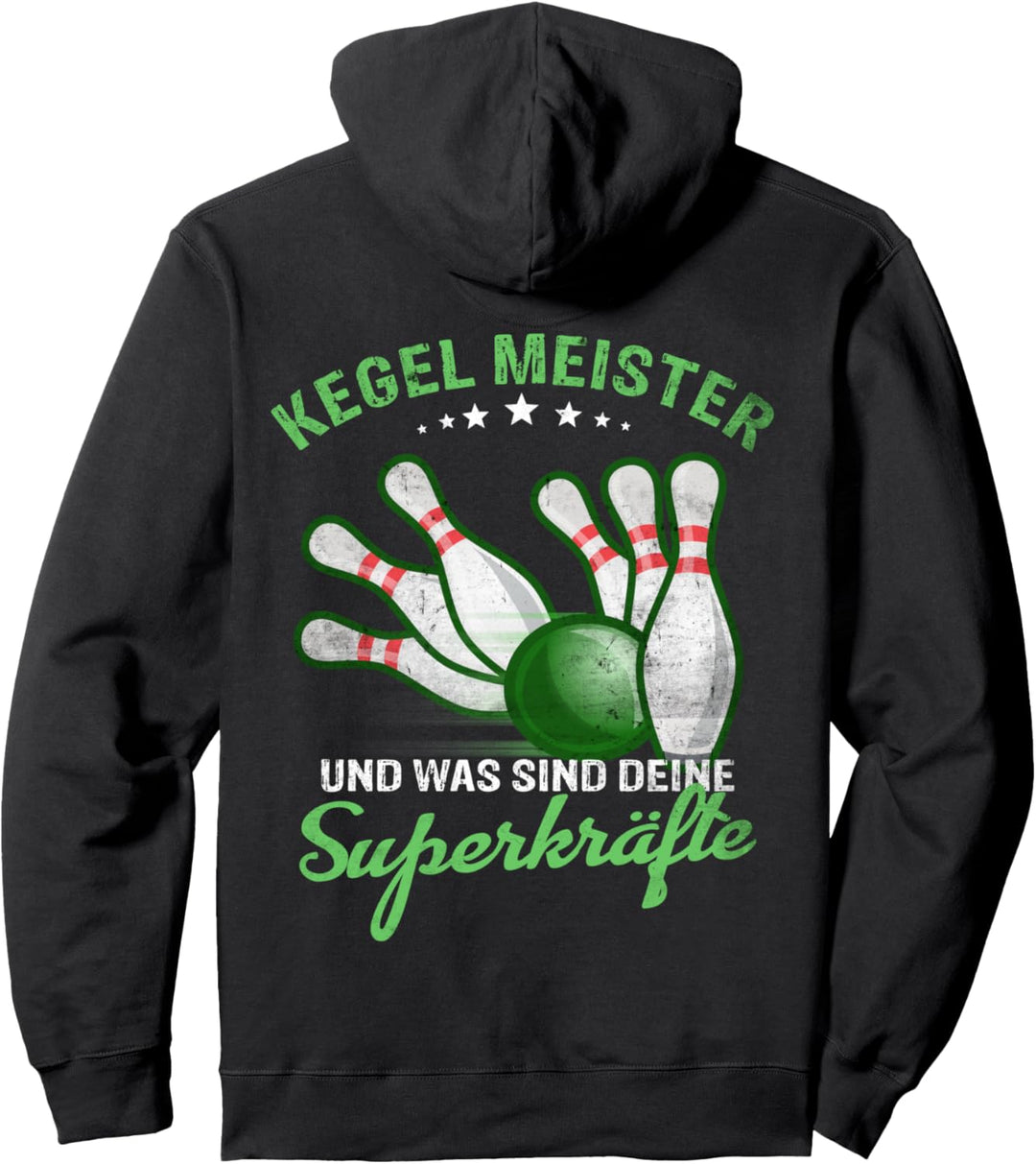 "Kegel Meister, und was sind deine Superkräfte?" Kegeln Pullover Hoodie