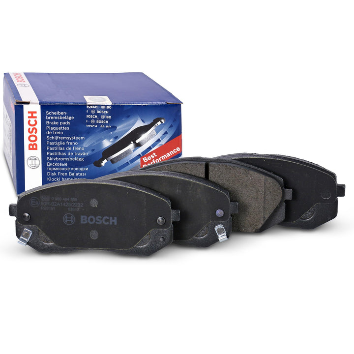 Bosch BP1480 Bremsbeläge - Vorderachse - ECE-R90 Zertifizierung - vier Bremsbeläge pro Set Einzelbet