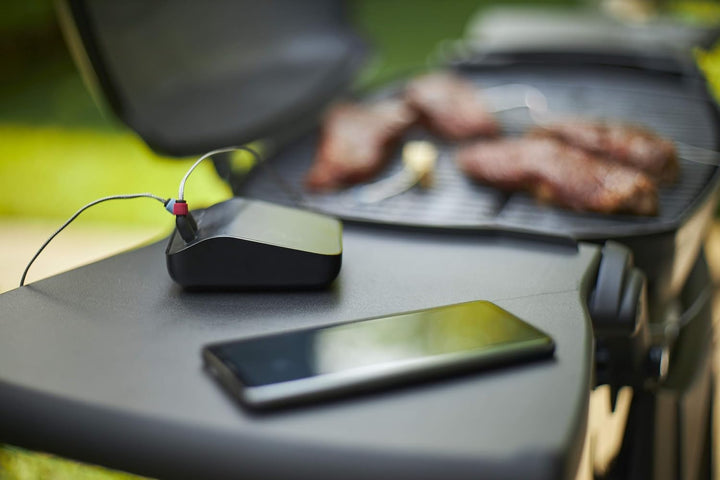Weber 3202 Connect Smart Grilling Hub, digitaler Grillassistent & 7576 Räucherbox universal, Räucher