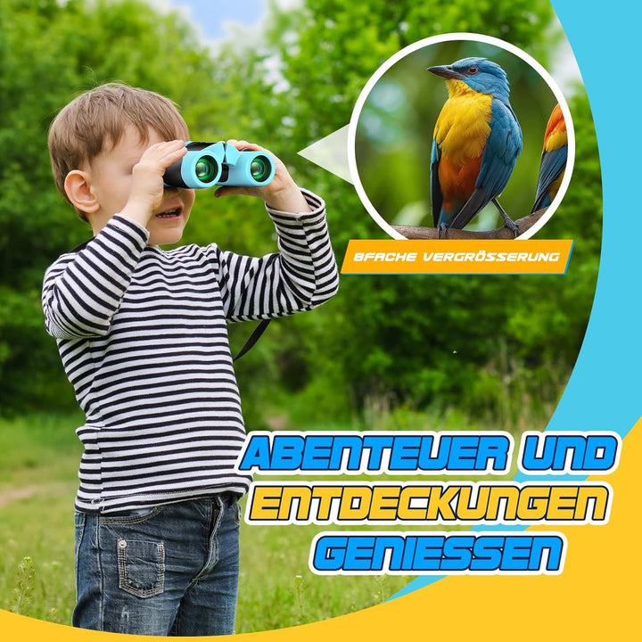 Fernglas für Kinder, Mädchen Geschenke 4-12 Jahre Spielzeug 3-12 Jahre Jungen Geschenk für Jungen Ki