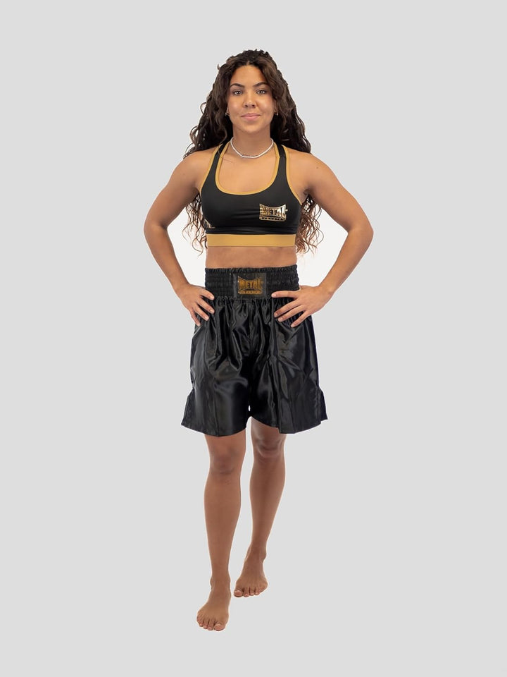 METAL BOXE - Englische Proline Box-Shorts S Schwarz / Gold, S Schwarz / Gold