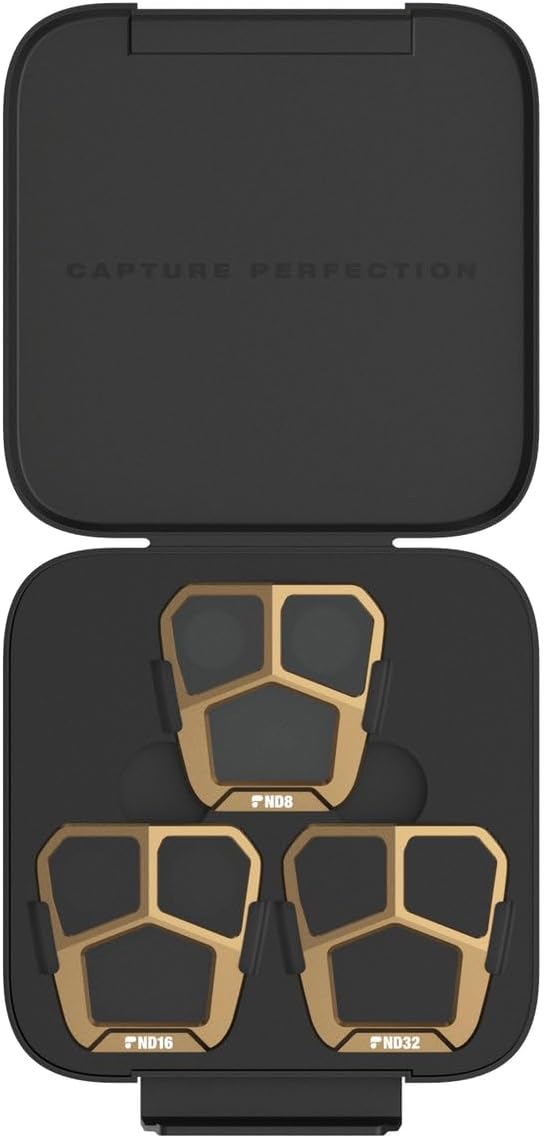 PolarPro - DJI Mavic 3 Pro - Shutter Collection - ND8, ND16, ND32 - Lightweight Aluminum - Cinema Se