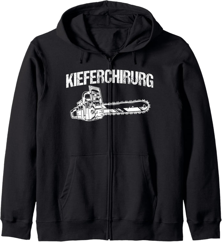 KIEFERCHIRURG HOLZ MACHEN KETTENSAGE FUR MANNER Kapuzenjacke