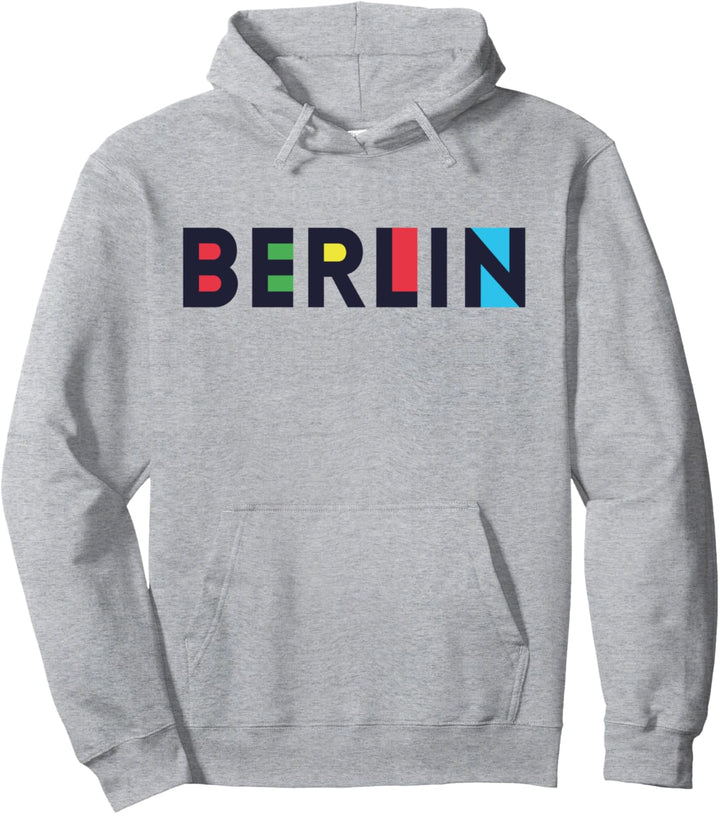 I Love Berlin, Cool Berlin Deutschland Illustration Graphic Pullover Hoodie