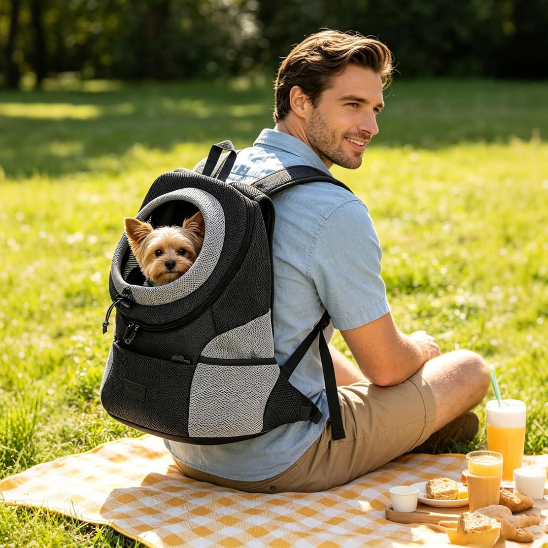 PETCUTE Hunderucksack Rucksack für Haustier Haustiertragetasche Rucksack Haustier Tasche für Hunde A