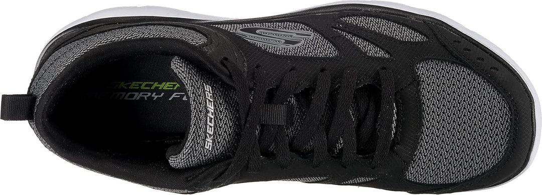 Skechers Sport Mens Summits South Rim Sneakers Herren Schwarz 46 EU Black White Bkw, 46 EU Black Whi
