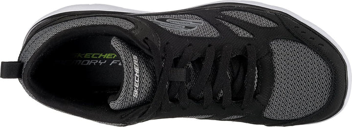 Skechers Sport Mens Summits South Rim Sneakers Herren Schwarz 46 EU Black White Bkw, 46 EU Black Whi