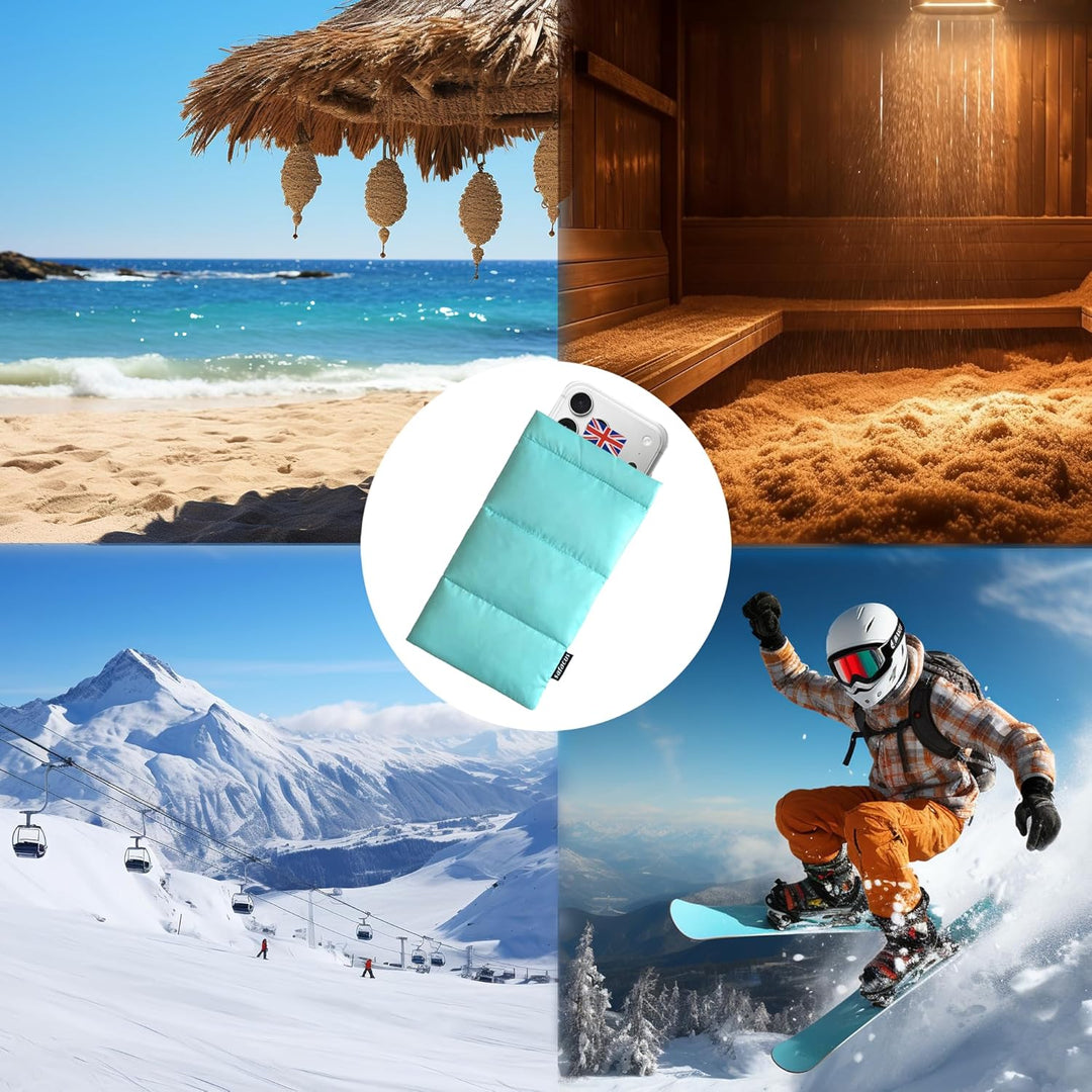 Thermo-Handyschutzhülle für Camping, Wandern, verhindert Einfrieren, verlängert die Akkulaufzeit, wa