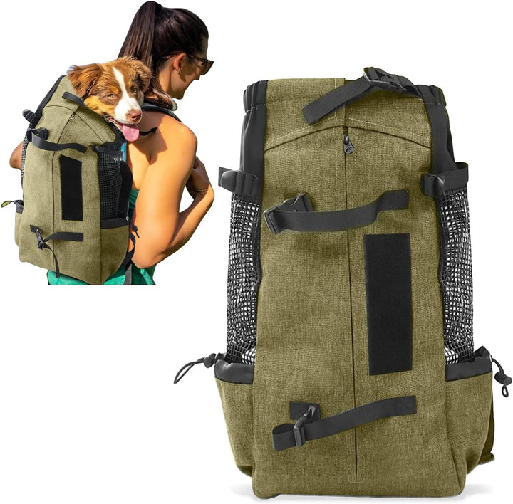 PETCUTE Hundetasche Hundetransporttasche Tragetasche für Hunde Katzen Wanderrucksack Seite Atmungsak