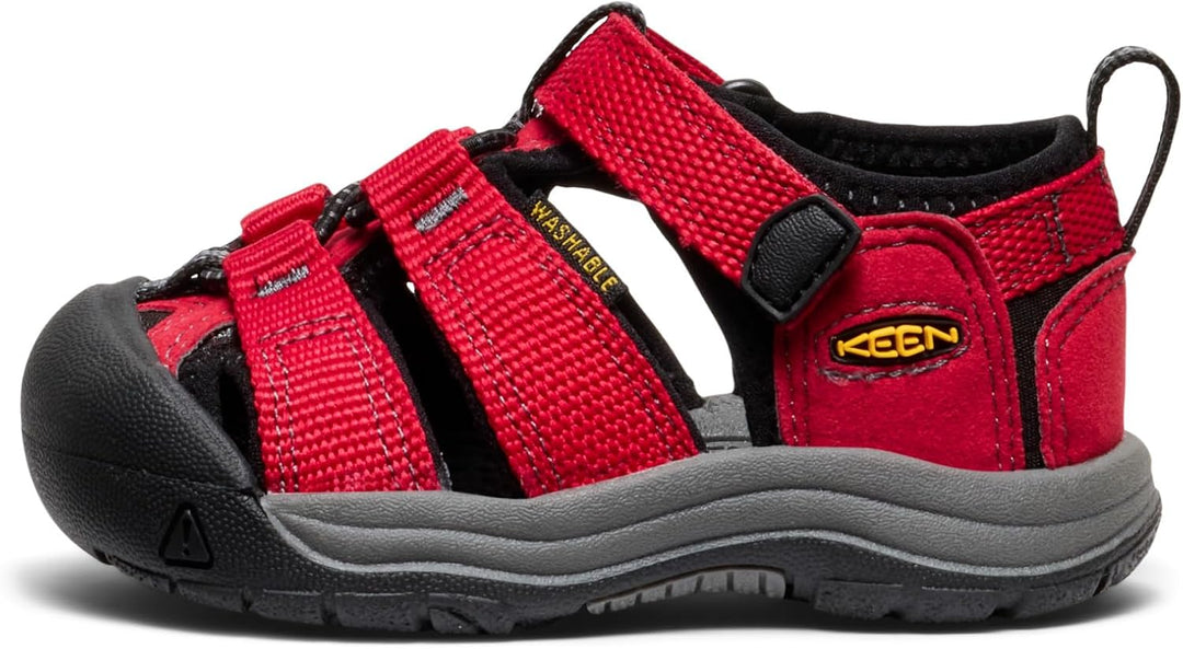 KEEN Unisex Kinder Newport H2-Baby Sandalen 19 EU Ribbon Red Gargoyle, 19 EU Ribbon Red Gargoyle