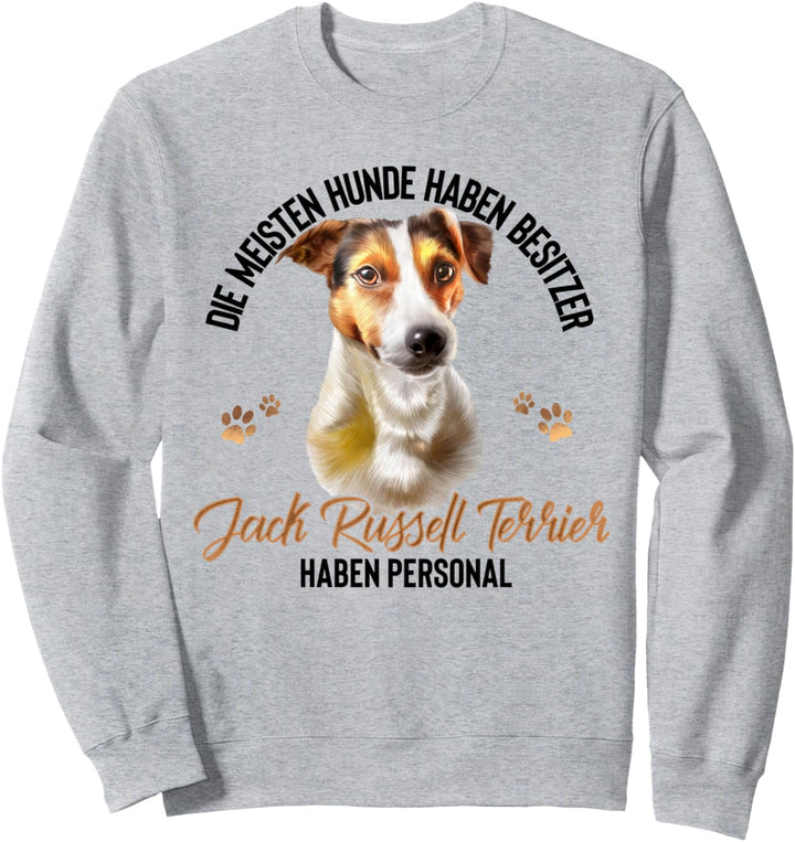 Jack Russell Terrier Hund Hunderasse Damen Herren Sweatshirt