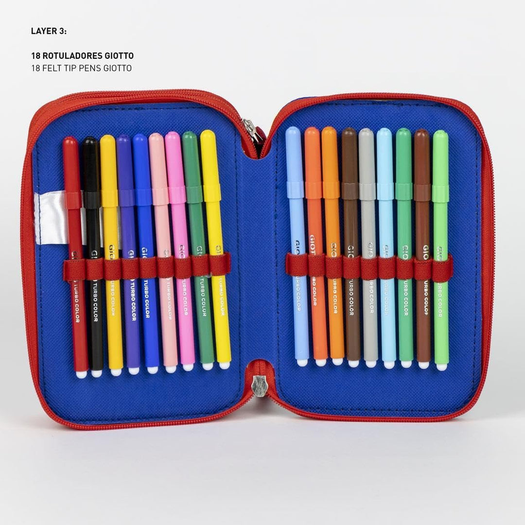 CERDÁ LIFE'S LITTLE MOMENTS Schulmäppchen für Kinder, Paw Patrol, Blau, Reissverschluss, 12,5 x 6,5