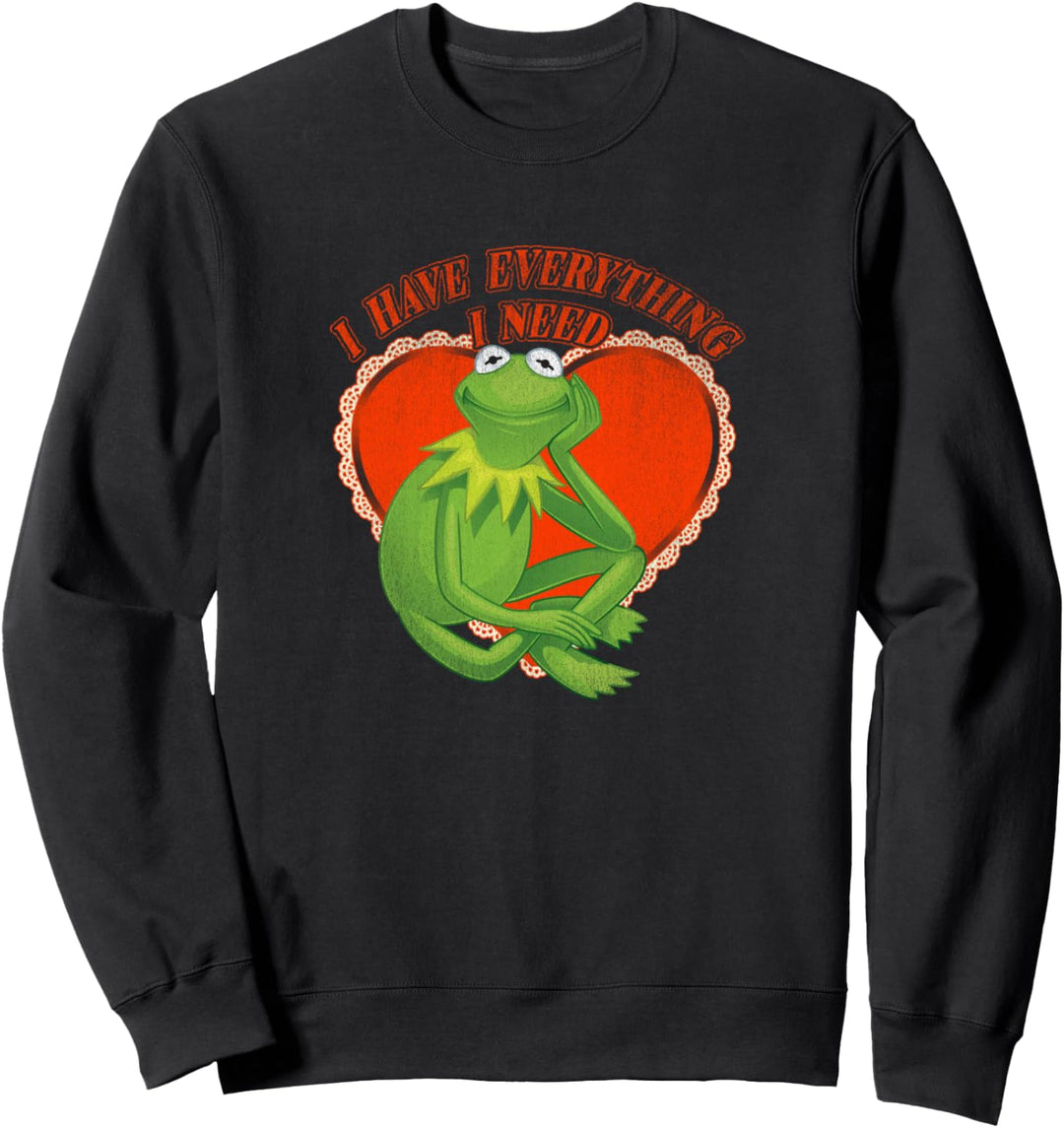 Disney The Muppets Valentinstag Vintage Kermit Everything Sweatshirt