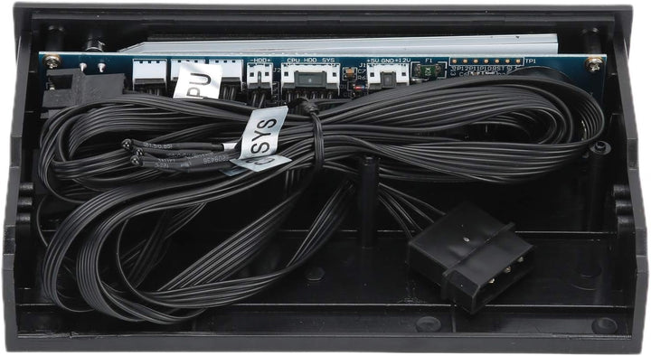 5,25-Zoll-STW?5023-LCD-Display-Lüftergeschwindigkeitsregler für Computer mit CPU/HDD/SYS-Temperaturr