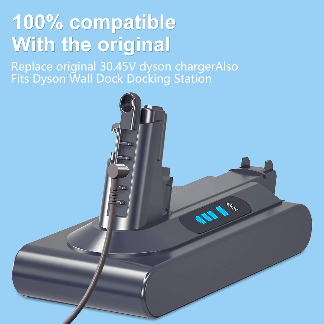 POANES 30.45V LadeKabel Ladegerät für Dyson V10 V11 V12 V15 SV12 SV14 SV15 SV20 SV22 Ersatzteile Vac