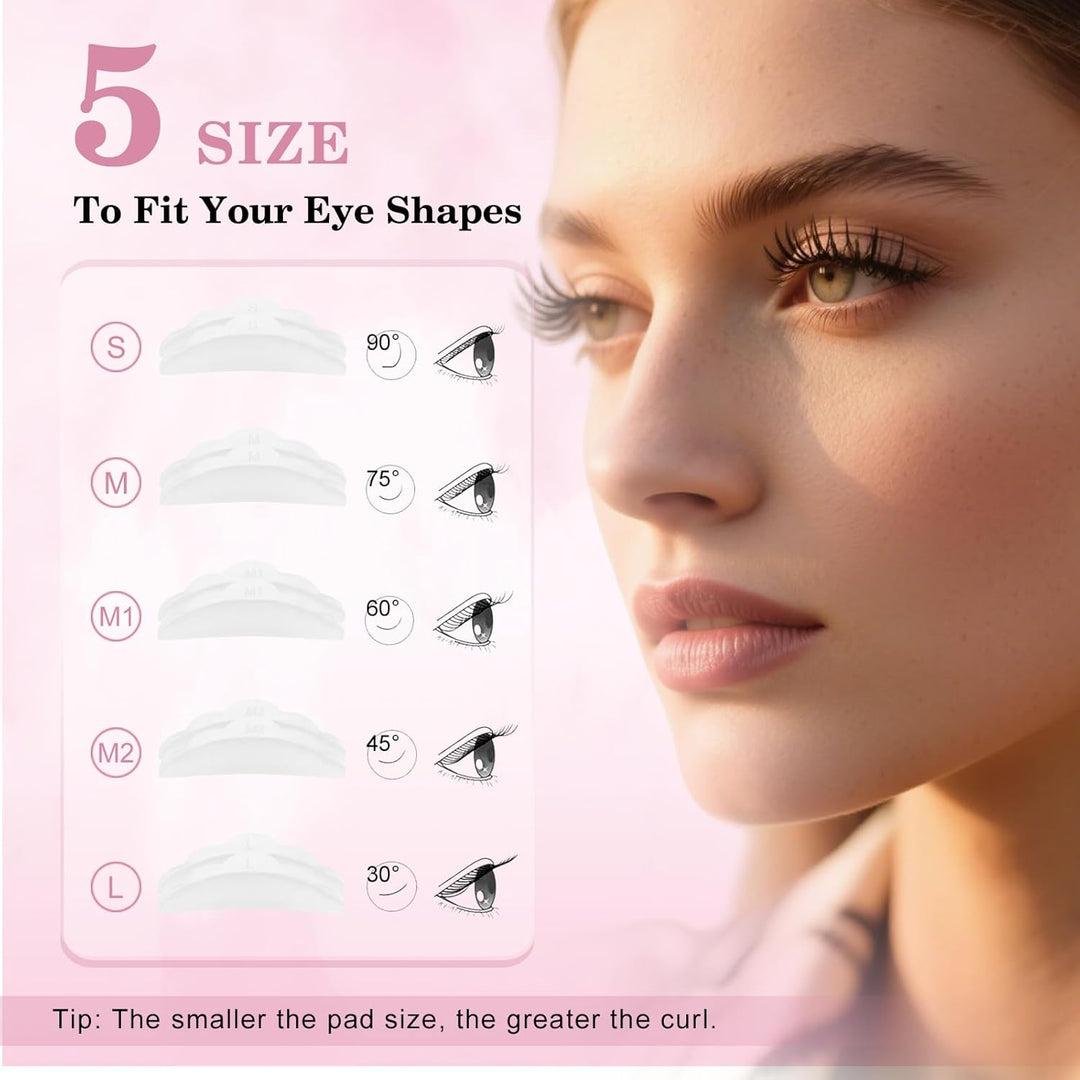 Wimpernlifting Set mit Schwarz, 2025 Lash lifting set mit Schwarz Professionell, Natürliche & Dicker