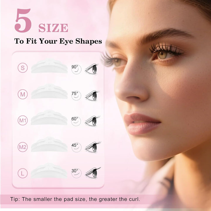 Wimpernlifting Set mit Schwarz, 2025 Lash lifting set mit Schwarz Professionell, Natürliche & Dicker