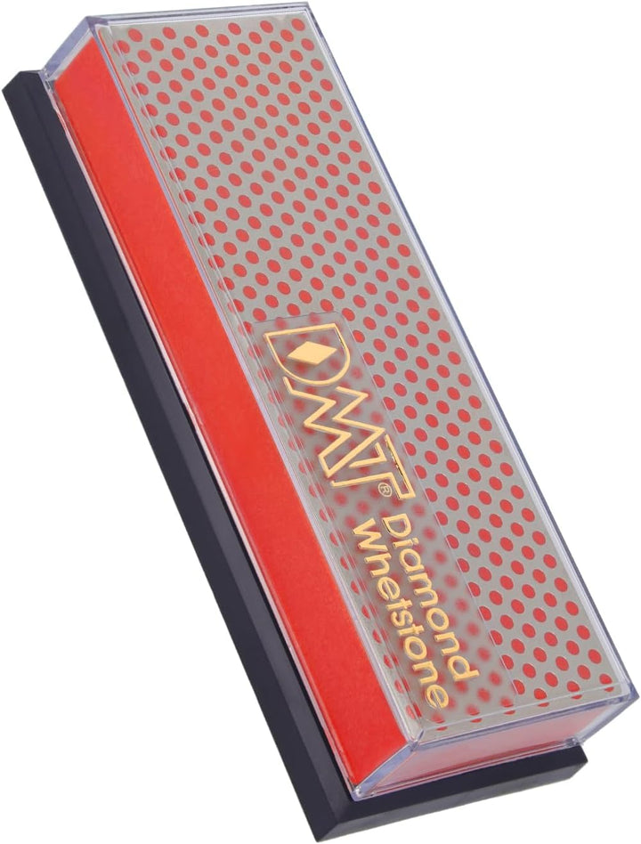 DMT Diamond Whetstone Wetzstein – fein mit Plastikbox, 15,2 cm / 6 Zoll, 1 Stück, W6FP