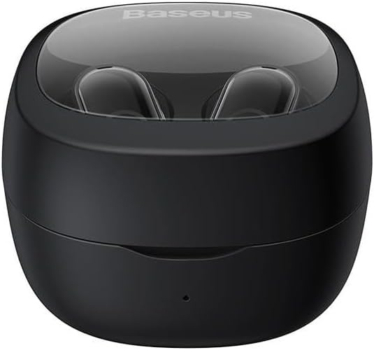 Bezdrátová sluchátka Baseus Bowie WM02 TWS, Bluetooth 5.0 (černá) OS
