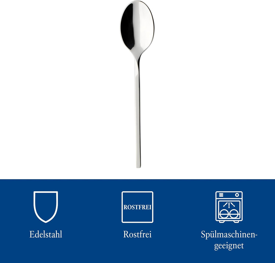 Villeroy und Boch NewWave Espressolöffel-Set, 6-teilig, Edelstahl Espressolöffel-Set | 6-tlg., Espre