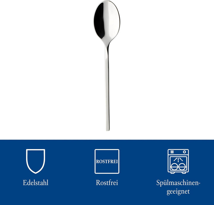Villeroy und Boch NewWave Espressolöffel-Set, 6-teilig, Edelstahl Espressolöffel-Set | 6-tlg., Espre
