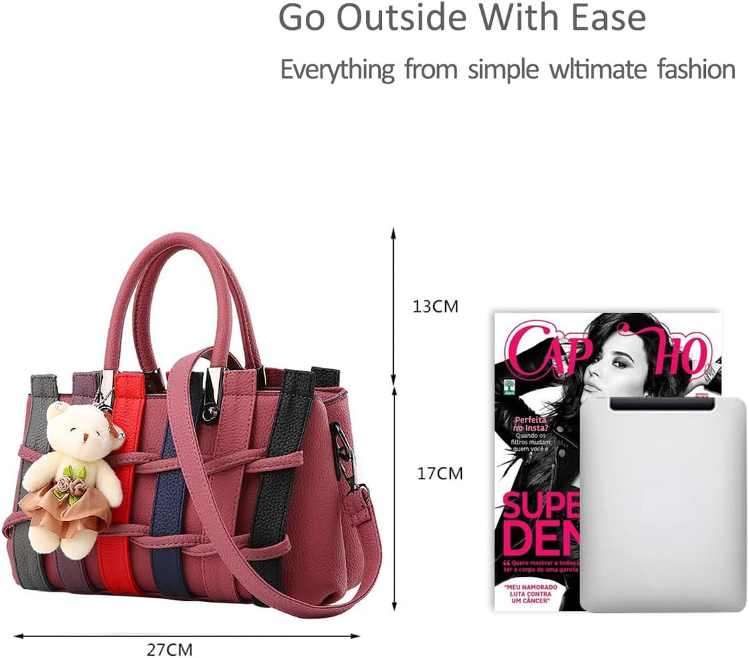 NICOLE & DORIS Handtaschen für Damen Umhängetaschen Henkeltaschen Damen Handtasche die neuesten Tren