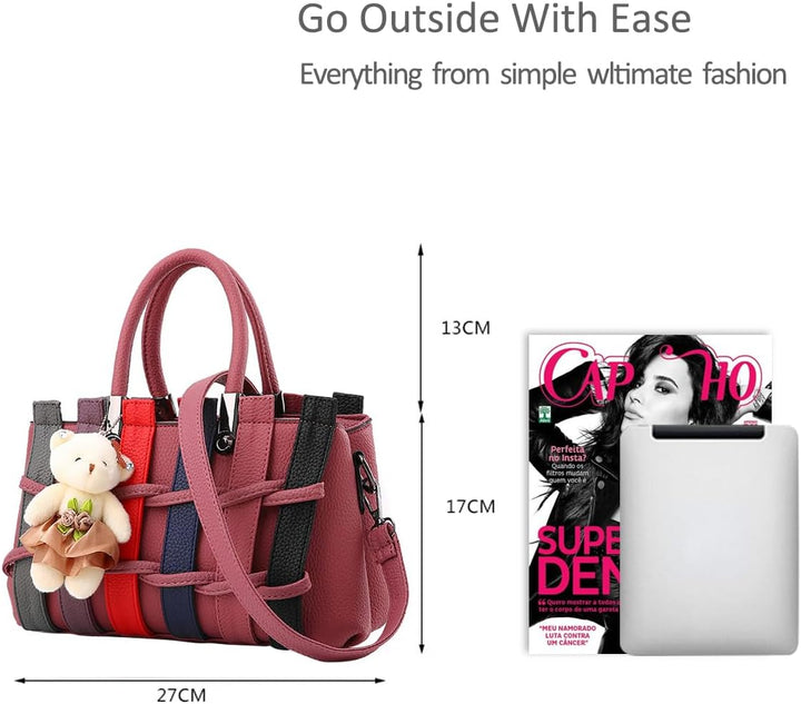 NICOLE & DORIS Handtaschen für Damen Umhängetaschen Henkeltaschen Damen Handtasche die neuesten Tren