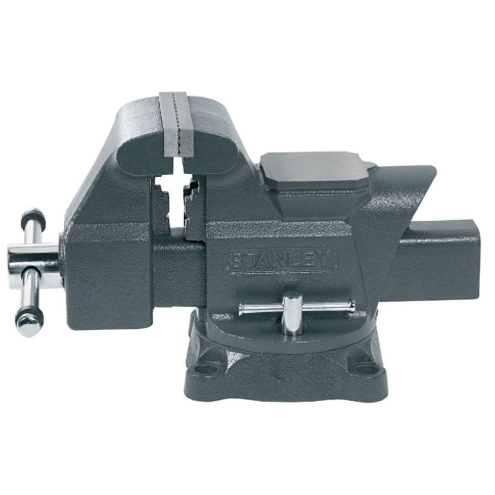 Stanley Maxsteel Schraubstock (schwere Ausführung, 95 mm Ausladung, 125 mm Spannweite, 1800 kg Spann