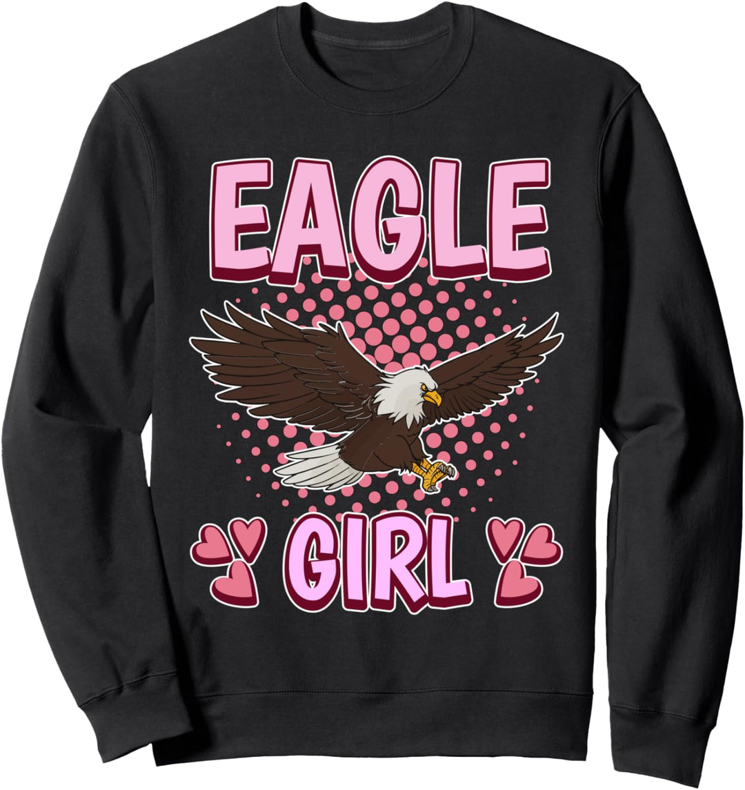 Damen Eagle Girl Mädchen Adler Sweatshirt