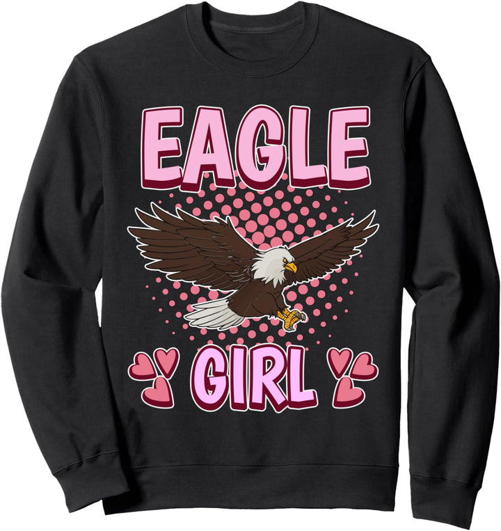Damen Eagle Girl Mädchen Adler Sweatshirt