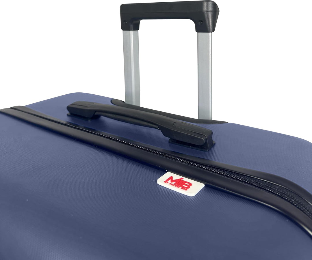 Hartschalen-Koffer Reisekoffer ABS Koffer (Handgepäck-Mittel-Gross-Set) 4 Doppel-Rollen Trolley (Dun