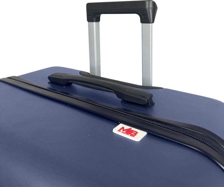Hartschalen-Koffer Reisekoffer ABS Koffer (Handgepäck-Mittel-Gross-Set) 4 Doppel-Rollen Trolley (Dun