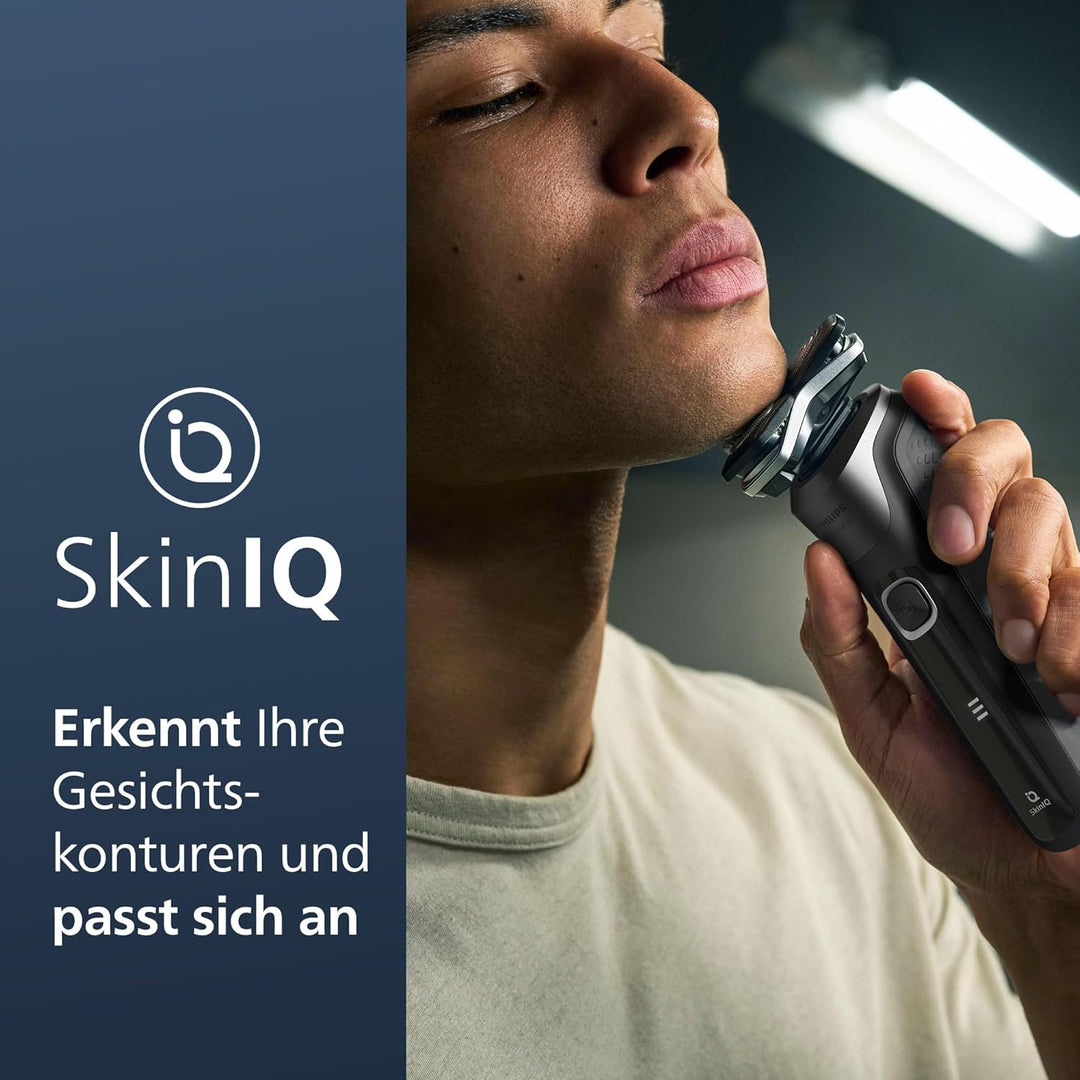 Philips Shaver Series 5000 – Elektrischer Nass- & Trockenrasierer in Carbongrau mit 1 integrierten a