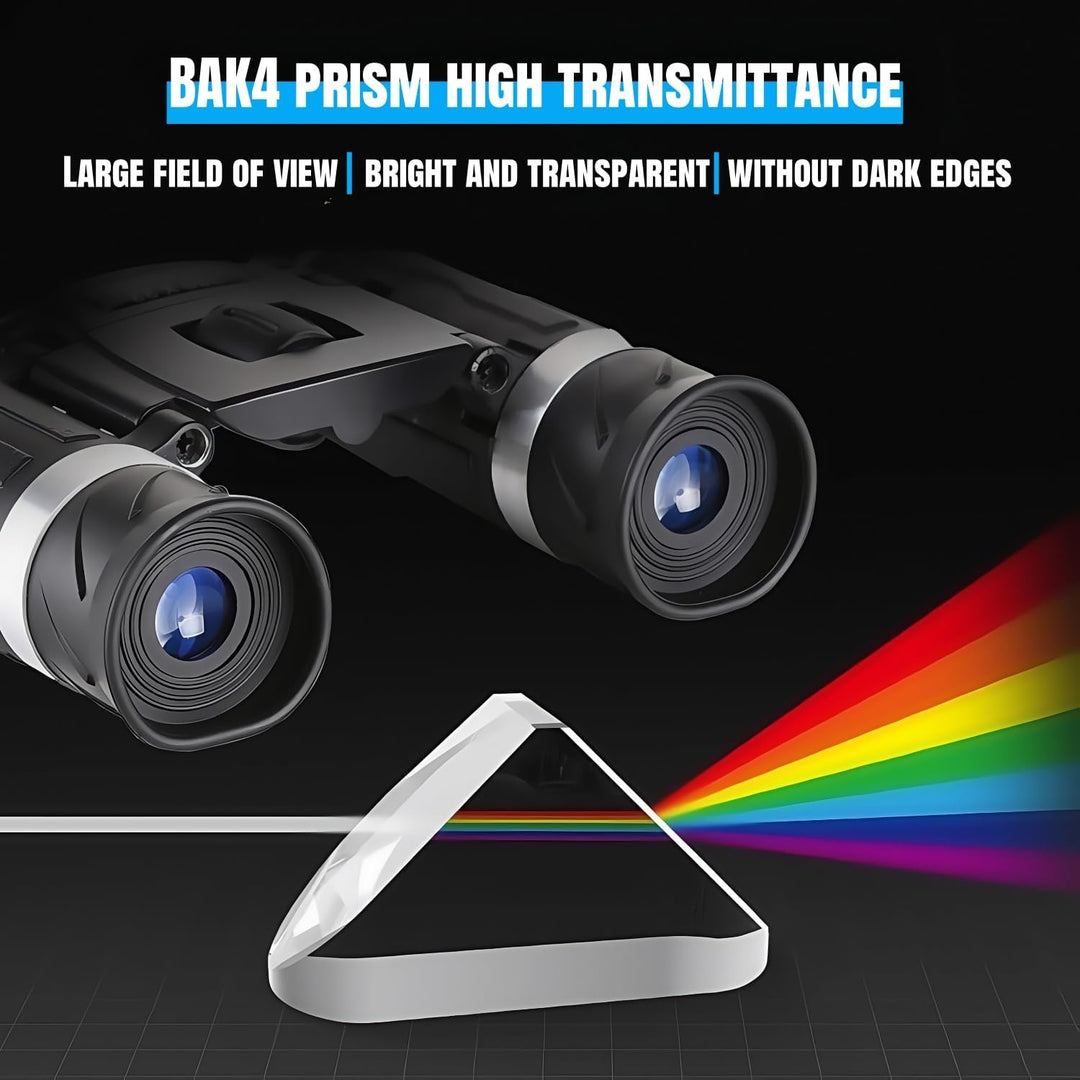 10x25 Kompaktes Fernglas,Faltbares Ferngla,Fernglas für Erwachsene und Kinder,Grosses Okular Einfach