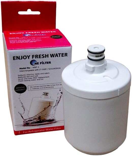LG -2er Pack Wasserfilter für LG Kühlschrank Side-by-Side LT500P / 5231JA2002A Innenfilter interner