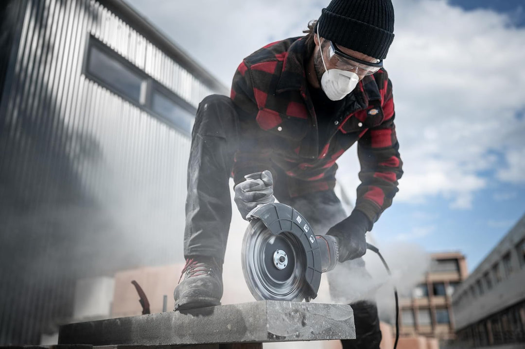 Einhell Professional Winkelschleifer TP-AG 230/2400 (2400 W, 230 mm Scheiben-Ø, 71 mm Schnitttiefe,