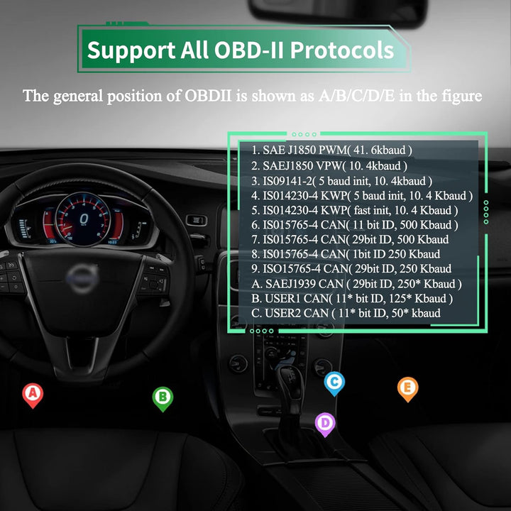 vLinker FD OBD2 Bluetooth Car Code Reader, OBD2 Diagnosescanner für Android &amp; Windows - Made for for