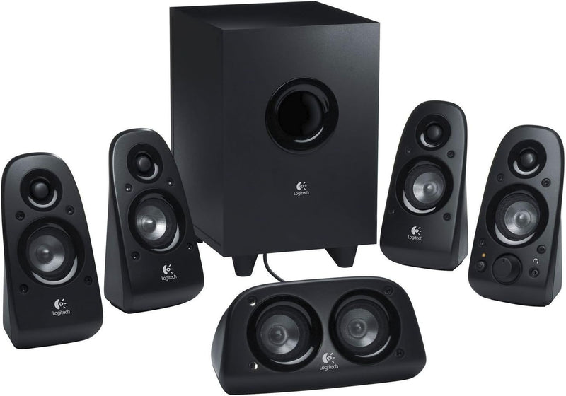 Logitech Z506 5.1 Sound System, Lautsprecher mit 150 Watt Surround Sound, 3.5 mm Klinke und Cinch Ei