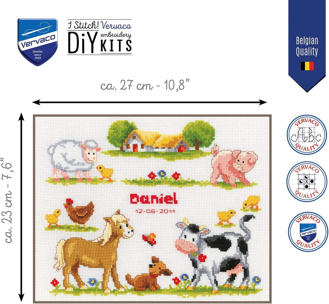Vervaco Zählmusterpackung-Kreuzstichbild, verschieden
