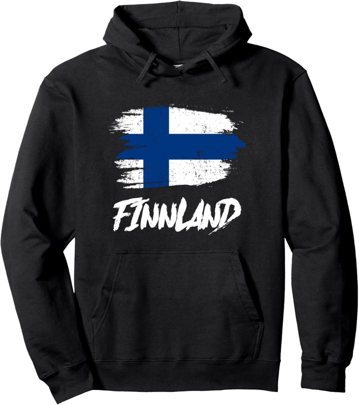 Finnland Flagge Finland Finnische Fahne Pullover Hoodie