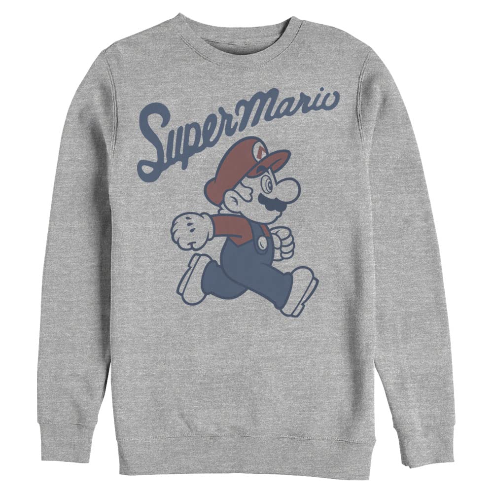 Nintendo Herren Grossartig Sweatshirt XL Athletic Heather, XL Athletic Heather