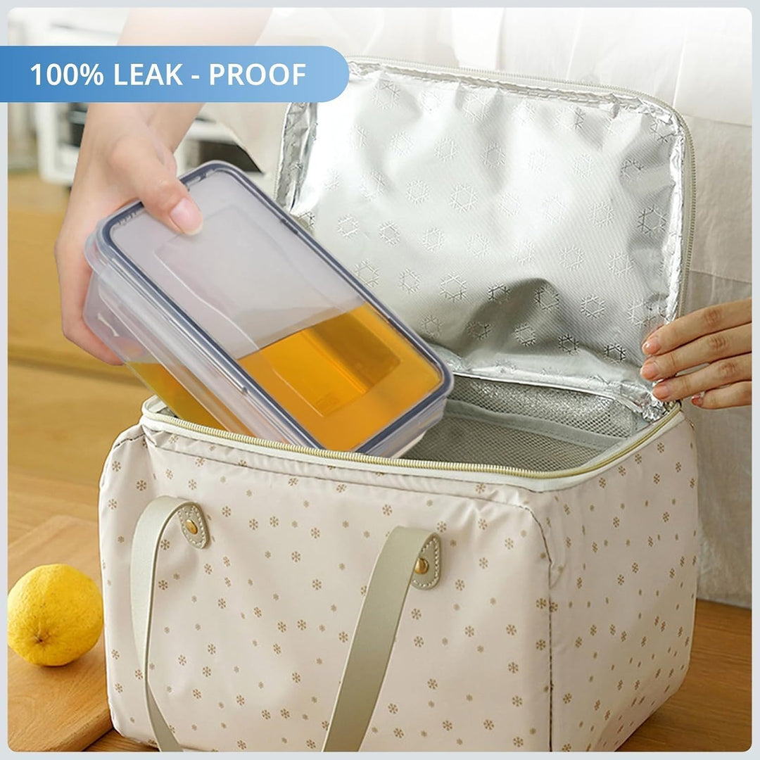 Ordeluxe 10er Set 1L Frischhaltedosen Mit Deckel Luftdicht, BPA-frei, Stapelbare Gefrierdosen &amp; Meal