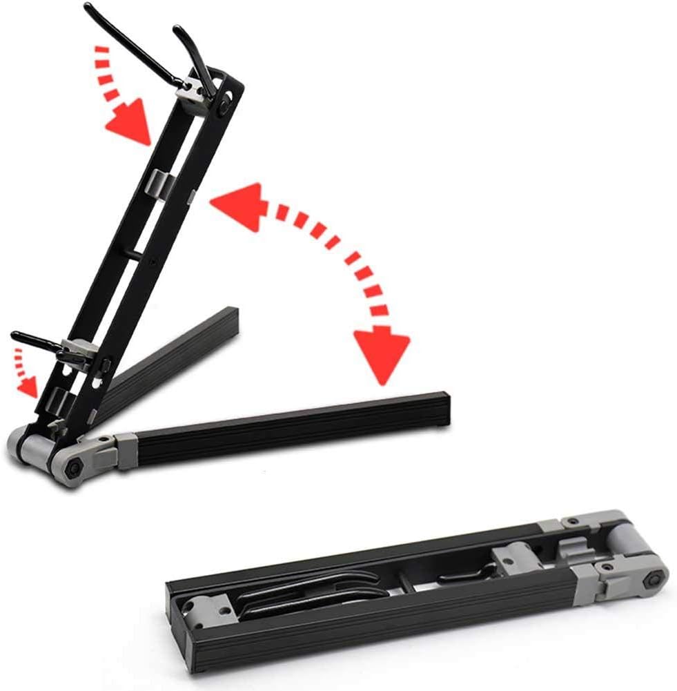 Drfeify Verstellbarer Saxophonständer, Universal Faltbarer Klapphalter Leicht zu Tragender Altsaxoph