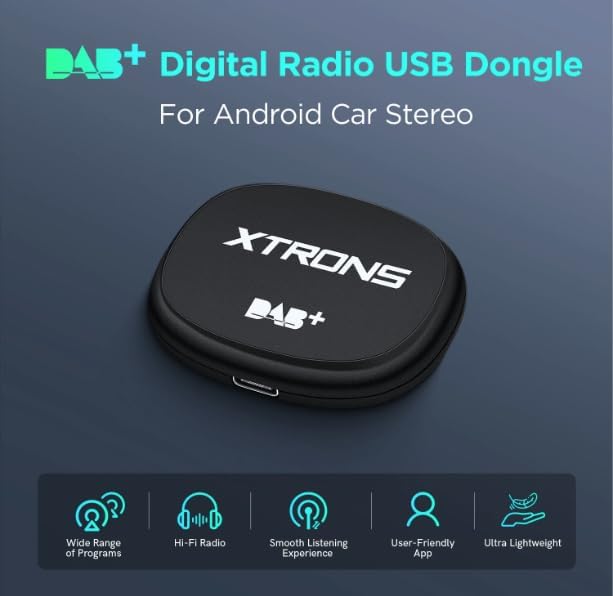 XTRONS USB DAB/DAB+ Empfänger für Android Autoradio