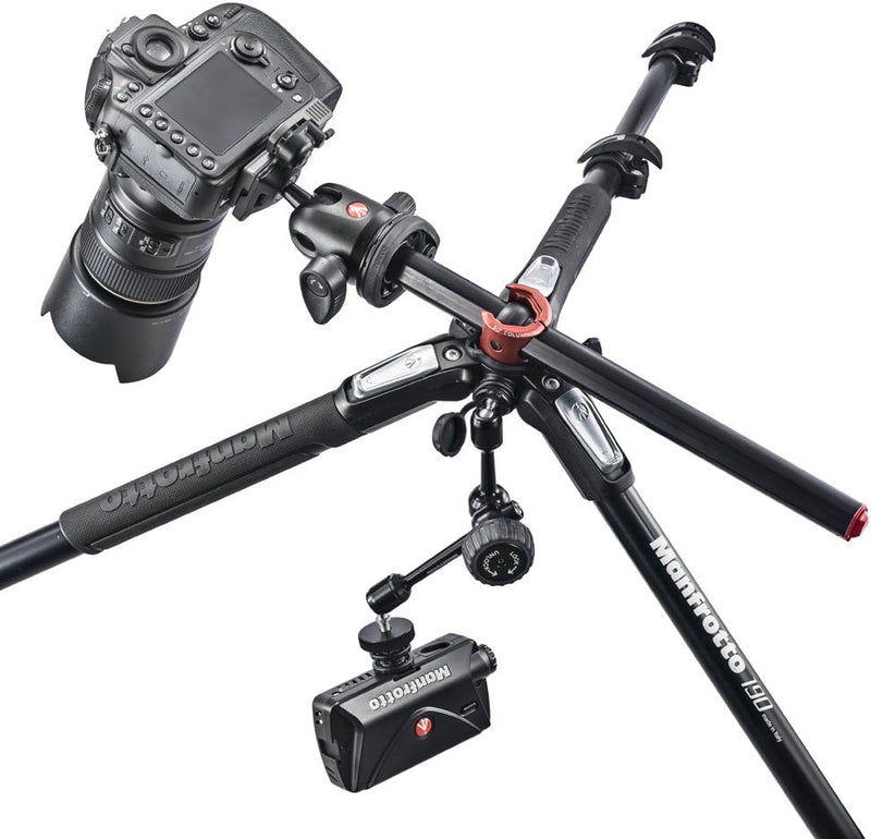 Manfrotto MT190XPRO4 Aluminium Stativ, Aluminium Stativ