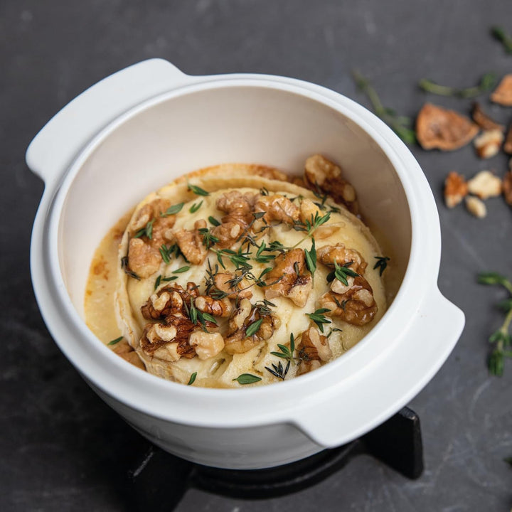 Boska Cheese Baker, Käse-Backform-Set perfekt für einen Camembert, 4-teilig, 154x130x145 mm 14.3 x 1